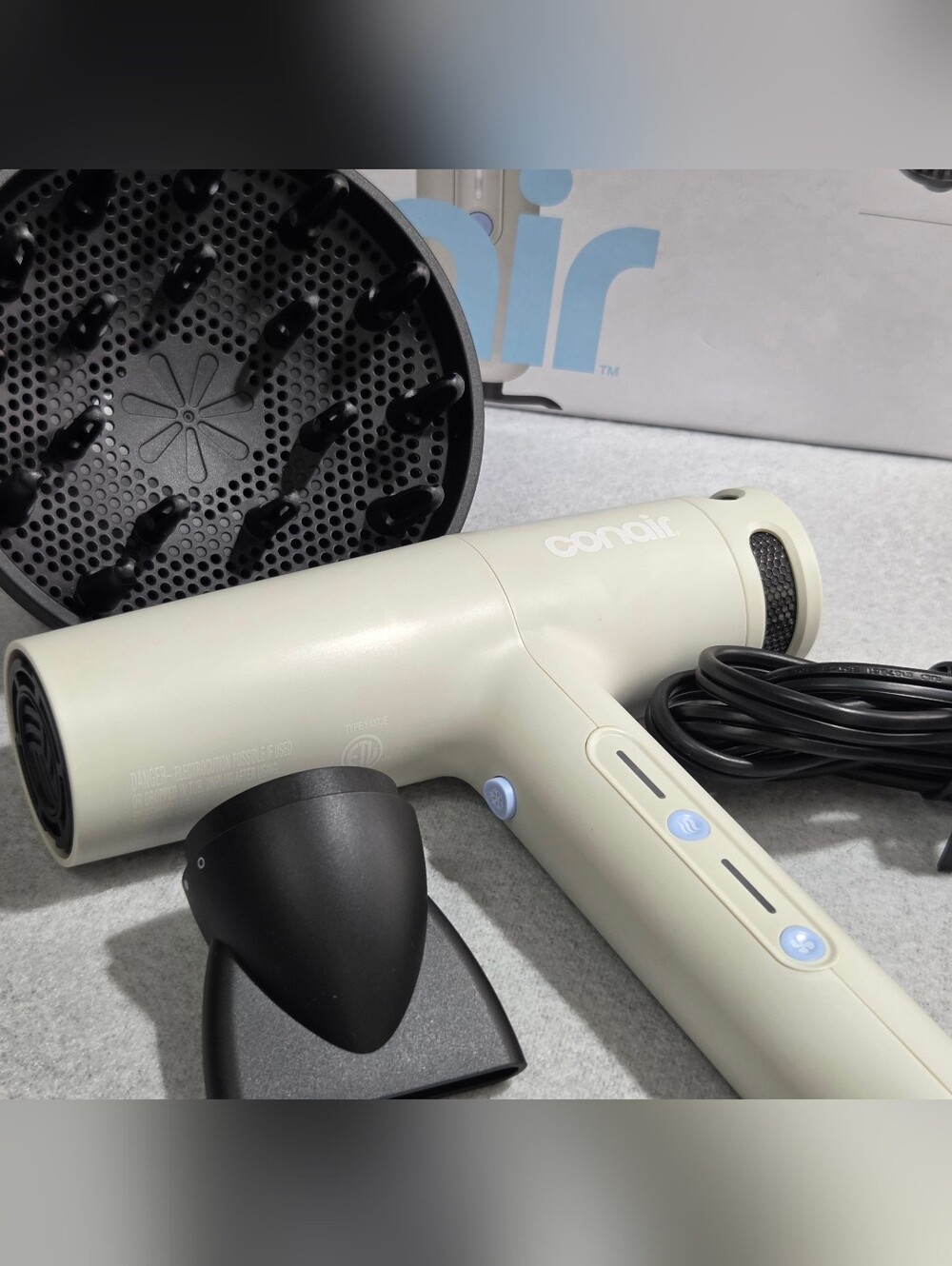 Conair InfinitiPRO DigitalAIRE High Speed Digital Hair Dryer Open Box